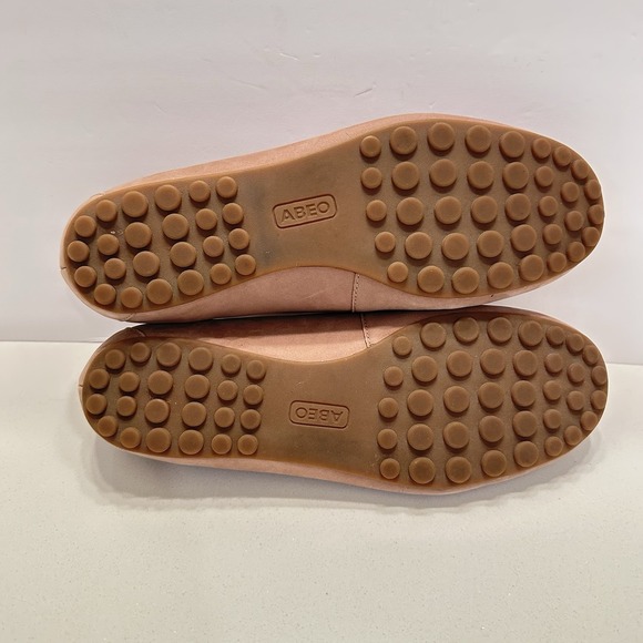ABEO Harbor Slip On Loafer Women's Sz 9 Meta Tan Suede Leather BioSystem Comfort - Picture 11 of 12